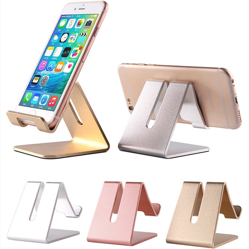 La staffa per telefoni cellulari può stampare il regalo di regali in metallo in metallo lazy mobile tablet universale